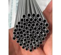 10 tubos redondos de acero inoxidable 304, Ø 0,4", 20" de largo, sin costura, resistentes a la corrosión, fáciles de cortar, para bricolaje e industria