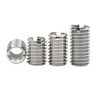 10 tuercas autorroscantes de acero inoxidable, adaptador de tuerca remachable M2-M12 for aplicaciones en metal.(10mmxM6xM10)