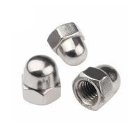 10 tuercas ciegas de acero inoxidable A2-70 M3-M18 - Sujetadores de cabeza de cúpula hexagonal de bellota for maquinaria de reparación de bricolaje(M10)