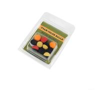 10 u 8 bolas de cebo de espuma EVA para pesca de carpa, anzuelo flotante, 10 mm o 14 mm de diámetro, plataforma de alimentación de alta flotabilidad (10 mm (10 piezas)