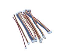 10 Uds 1,25 MM 2P/3P/4P/5P/6P/7P/8 Pin mismo/conector doble de dirección inversa con Cable de cinta de 100MM 28AWG JST1.25(Same direction,5P)