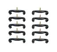 10 Uds 1/4 1/2 tamaño violín hombro descanso piernas pies negro hombreras reemplazos violín descansa Accesorios Accesorios para instrumentos de cuerda