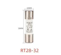 10 uds/1 Juego/fusible RT28N-32X 63X 1P 2P 3P con base de fusible de lámpara Tipo de carril RT18 núcleo de fusión(16A,RT28-32-10PCS)