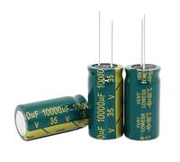 10 Uds.-100 Uds./lote 35V 10000UF 18 * 35MM condensador electrolítico de aluminio de alta frecuencia 10000uf 35v(100PCS)