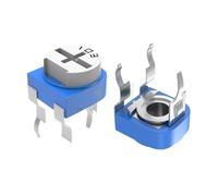 10 Uds 100R 200R 500R 1K 2K 2,2 K 3K 5K 10K 20K 50K 100K 500K 1M Ohm RM-065 RM065 potenciómetro de ajuste de resistencia Variable(3.3K Ohm)