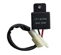 10 Uds 12VDC 150W 2PIN con conector de terminal arnés cableado relé destello LED intermitente motocicleta