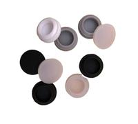 10 Uds 16 17 18 19 20mm tapa de agujero de goma de silicona sello suave tapón en forma de T junta a presión(White,8mm)
