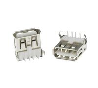 10 Uds 2,0 4 pines tipo A conector hembra G54 2 pies 90 grados carga de transmisión de datos