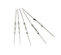 10 Uds 2 × 14mm N/O interruptor de láminas interruptor magnético, interruptor de inducción magnético normalmente abierto, interruptor de Control magnético