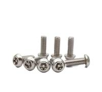 10 uds/20 Piezas Piezas M3 /M4/ M5/ M6,L = 5-40mm 304 Cabeza Plana de Acero Inoxidable Seguridad antirrobo Ciruela Tornillo autorroscante Estrella Torx(M5x10 10pcs)