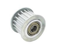 10 Uds., 24 dientes, 5M, tensor de polea loca, diámetro de rueda 5/6/7/8/10/12/15mm con rodamiento for ancho de 15mm/20mm/25mm, guía HTD5M, polea síncrona(Bore 10mm With teeth,For width 20mm)