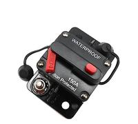 10 Uds 30A 40A 50A 60A 70A 80A 100A 120A 150A 200A 250A 300A AMP disyuntor fusible reinicio 12-48V DC coche barco Auto impermeable(150A)