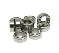 10 Uds 3x6x2,5 Mm SMR63ZZ CB ABEC7 rodamiento de bolas cerámica híbrido Si3N4 acero inoxidable for coches carreras RC MR63Z SMR63 ZZ Z L630ZZ(SMR117C-ZZ 7x11x3mm)