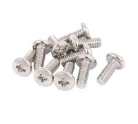 10 uds/50 Uds M4 x 10mm tornillos de cabeza acero inoxidable tornillo montaje del soporte Monitor la computadora(50pcs)