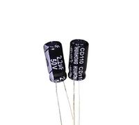 10 Uds 50V2 2Uf 2,2Uf-4X7 5X11mm Volumen De Condensador Electrolítico