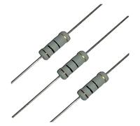 10 Uds 5W 5% 4R3 43R 430R 4K3 43K 430K 4,3 43 430 RK ohm 1R-1M resistencia de película de carbono(CF 5W 2K7 10pcs)