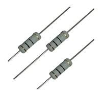 10 Uds 5W 5% resistencia de película de carbono 7R5 75R 750R 7K5 75K 750K 7,5 75 750 RK Ohm 1R-1M(CF 5W 10R 10pcs)