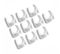 10 Uds Abrazaderas De Tubo Hebilla Tarjeta Tubo Forma Redonda Clip Hermético Soporte Ganchos Clip Empuje Tubería