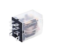 10 Uds AC/DC 12V 24V 36V 48V 110V 220V 380V relé de potencia de bobina Ly2nj DPDT 8 pines HH62p JQX-13 carcasa gruesa esmerilada(DC,220V)