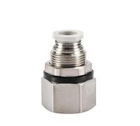 10 Uds accesorios de un toque conector de mamparo PMF PMF401 PMF402 PMF601 PMF602 PMF603 PMF801 PMF802 PMF803 PMF804 PMF1001 PMF1002 PMF12 D(PMF1001,D)