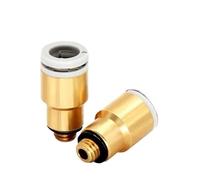10 Uds Accesorios Neumáticos Mini conector hexagonal tráquea conector rápido recto KJS KJS03 KJS23 KJS04 KJS06 M3 M6 M5 01S(KJS23-M3)