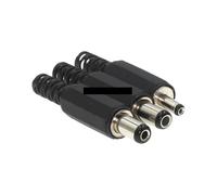 10 Uds Adaptador de Enchufe Macho de alimentación CC Macho 5,5x2,1mm 5,5x2,5mm 3,5x1,0mm 3,5x1,3mm 6,3x3,0mm 3,5x1,1mm(10Pcs 3.5x1.1mm)