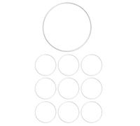 10 Uds Anillos artesanales atrapasueños de Hierro Resistente Aros atrapasueños para Hacer Coronas Proyecto de artesanía Creativo niños