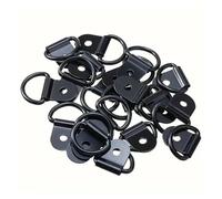 10 Uds anillos D amarre anclas anillo gancho de tracción anillo de amarre de acero inoxidable ajuste de carga for coche barco remolque de carga vehículos RV Van(6.5mm 10pcs)