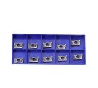 10 Uds APKT11T304 APKT11T308 APKT160408 LH ZD101 ZD201 Inserto De Fresado Cara Hombro Cuadrado CNC Máquina Torno Cortador Herramientas Torneado Herramienta de Torno(APKT160408-LH ZD201)
