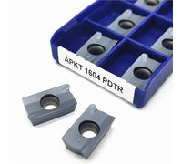 10 Uds APMT1604 PDER DP5320 DP5420 APKT1604 IC928 APKT1604PDTR LT30 APMT1604PDTR APMT1604PDER TT9080 Cortador De Carburo Herramienta de Torno(APKT1604PDTR LT30)