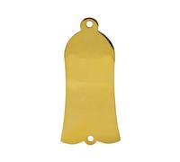 10 Uds. Bajo eléctrico acústico 2 agujeros varilla de armadura de Metal placa de cubierta cromo negro dorado for elegir(Gold 10Pcs)