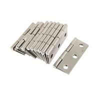 10 Uds. Bisagra de acero inoxidable, caja madera, Mini bisagra, accesorio puerta for varias puertas, entrada Para Puertas Ventanas