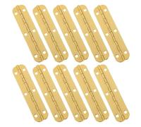 10 Uds. Bisagras de Piano acero Mini resistentes for caja madera joyería pecho gabinete cajón DIY pequeña artesanía bisagra puerta plegable para Armario,Pianos