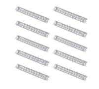 10 Uds. Bloque De Terminales Cubierta Antipolvo Transparente Tiras De Barrera De Alambre Cubiertas Para Proyectos De Cableado Industrial Doméstico Carcasa Transparente