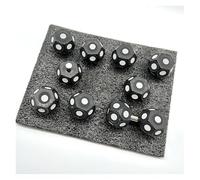 10 Uds. Bola de marcado magnético esfera Hexagonal escáner 3D marcador reflectante de alta luminosidad marcador de puntos objetivo 6MM