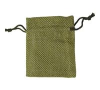 10 Uds. Bolsa de arpillera Natural con cordón, embalaje de joyería de lino de varios tamaños, bolsas de dulces for fiesta de boda(Dark green,7x9cm)