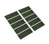 10 Uds. Bolsas de, Bolsa de Barrera contra Inundaciones Reutilizable de Poliéster 600D para Puerta de Casa, Ventana y Garaje, Sótano (Verde Oscuro)