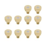10 Uds boquilla atomizadora 3/16 "pulverizador de niebla accesorios del agua de refrigeración nebulizador de jardín rociador de nebulización 0,1/0,2/0,3/0,4/0,5mm(0.1mm)