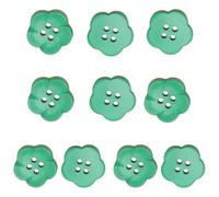 10 Uds Botones con forma de flor, 4 agujeros, resina de costura colorida para proyectos de manualidades de costura