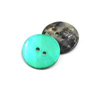 10 Uds. Botones de costura de concha, botones redondos de concha de nácar de Color, 2 agujeros for ropa, accesorios de ropa DIY(I,10mm)