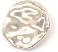 10 Uds.Botones Decorativos Grandes de 30mm, Botones Dorados Planos Irregulares para Camisa, Abrigo, Accesorio de Costura, 30mm