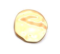 10 Uds Botones decorativos grandes de 30mm, botones dorados planos irregulares para camisa, abrigo, accesorios de costura Diy, 30mm