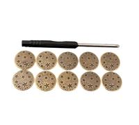 10 Uds Botones para vaqueros, botones de Metal de 17mm para cintura, botones de repuesto para pantalones sin costura para pantalones vaqueros