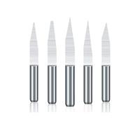 10 Uds. Broca de grabado 3D PCB 10/15/20/25 grados brocas de tallado en forma de V con punta de 0,1-0,7mm cortador de fresado 3D PCB de carburo de tungsteno(10PCS degree25X0.3mm)