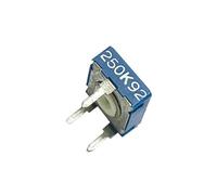 10 Uds CA9 PT10 potenciómetro recortador 10mm 250K resistencia ajustable horizontal agujero hexagonal