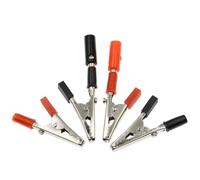 10 Uds. Cable de mango de 4MM, abrazadera de carga de prueba, longitud de 50mm(10PCS Alligator Clip-01)