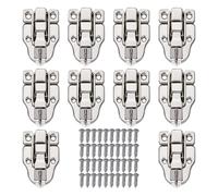 10 Uds. Caja de Metal con pico de pato, cerrojo de bloqueo, pestillo de palanca para cajas de madera, caja de herramientas