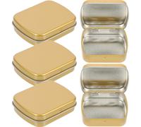 10 uds cajas dulces hierro portátiles organizador crema estaño pequeño