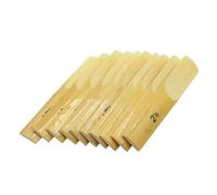 10 Uds. Cañas De Saxofón Alto 2-1/2 Bambú 2,5 Cañas De Fuerza Afinador Eléctrico Con Caja Transparente Partes del saxofón