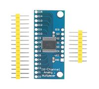 10 Uds CD74HC4067 multiplexor Digital Analógico de 16 Canales, módulo de Placa de Ruptura de Multiplexor Digital Analógico CMOS de Alta Velocidad para Arduino